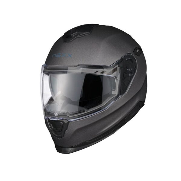 NEXX Y100 CORE MATTE TITANIUM SPORT TOURING MOTORCYCLE HELMET