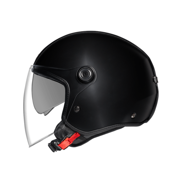 NEXX Y10 MIDTOWN MATTE BLACK URBAN RETRO MOTORCYCLE HELMET