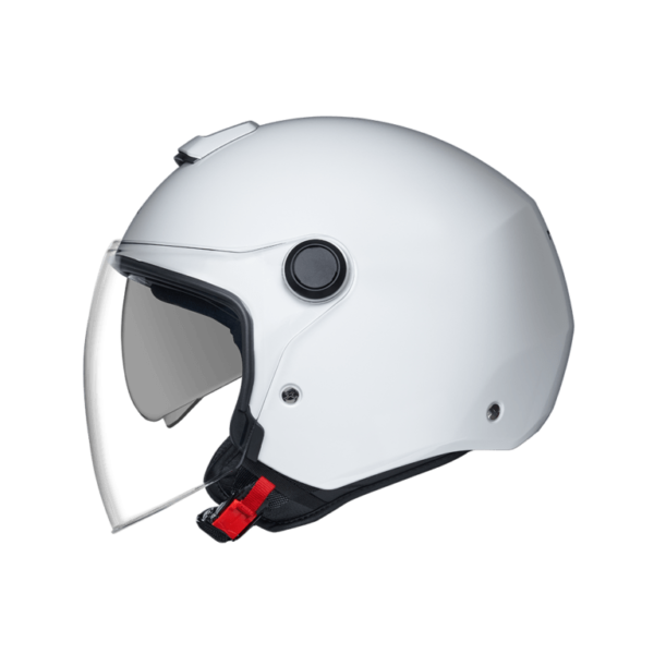 NEXX Y10 PLAIN PEARL WHITE URBAN RETRO MOTORCYCLE HELMET