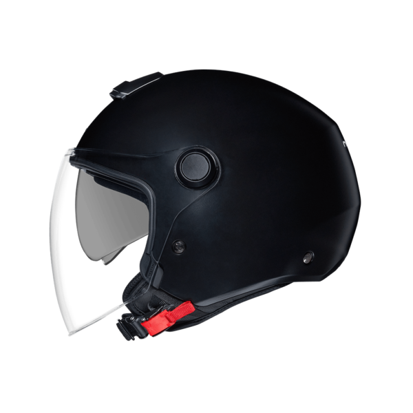 NEXX Y10 PLAIN MATTE BLACK URBAN RETRO MOTORCYCLE HELMET