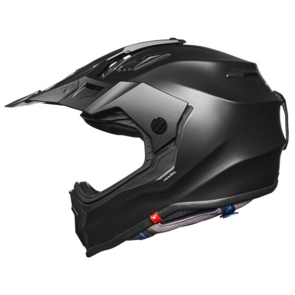 NEXX XWRL MATTE BLACK CARBON DUAL SPORT RALLY ADVENTURE HELMET