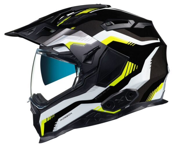 NEXX XWED2 COLUMBUS GREY YELLOW BLACK ADVENTURE TOURING RALLY MOTORCYCLE HELMET