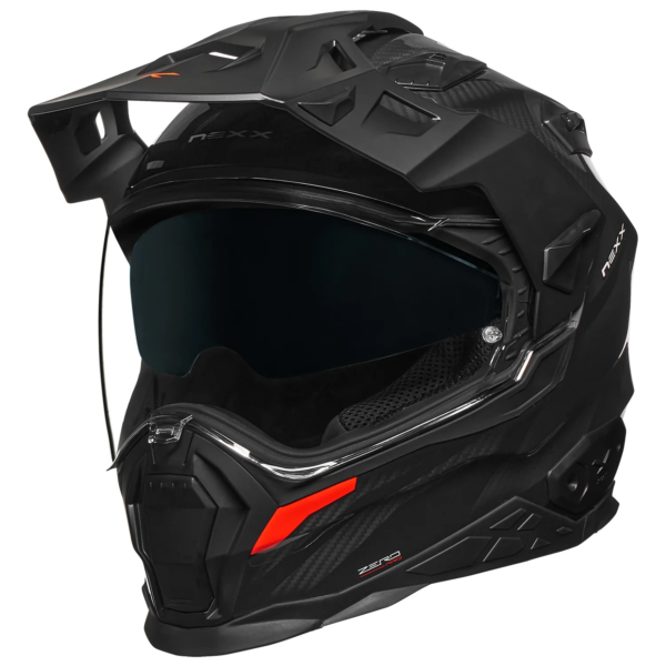 NEXX XWED2 ZERO PRO CARBON  ADVENTURE TOURING RALLY MOTORCYCLE HELMET - Image 3