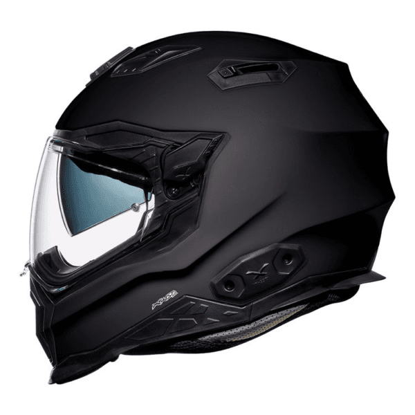 NEXX XWST2 SOLID MATTE BLACK ADVENTURE TOURING RALLY MOTORCYCLE HELMET