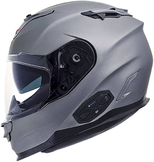 NEXX XT1 SOLID MATTE DARK GREY ADVENTURE TOURING RALLY MOTORCYCLE HELMET