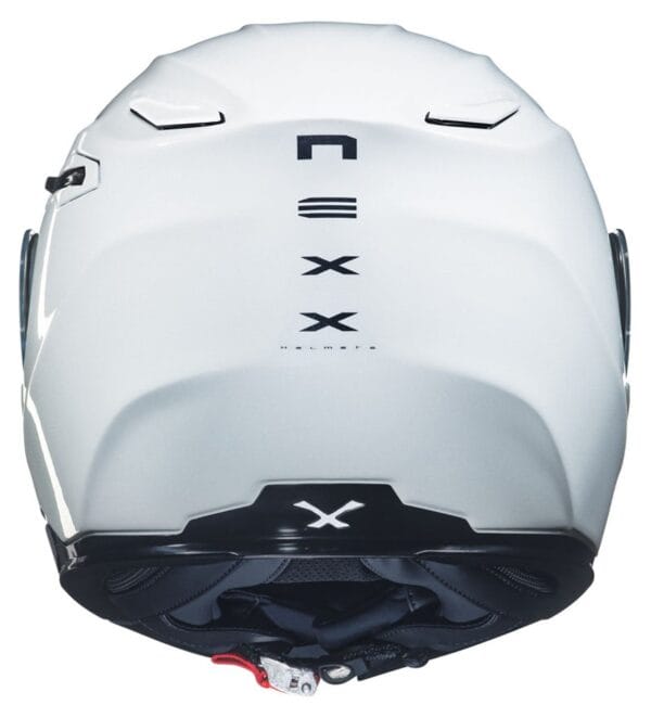 NEXX VILITUR SOLID WHITE MODULAR TOURING ADVENTURE MOTORCYCLE HELMET - Image 4