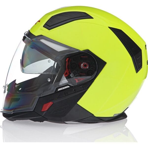 NEXX X40 NEON YELLOW URBAN MOTORCYCLE MODULAR HELMET