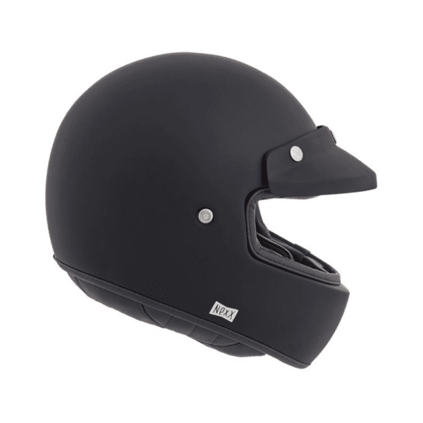 NEXX XG100 Purist Helmet - Matte Black Retro Motorcycle Helmet - Image 6