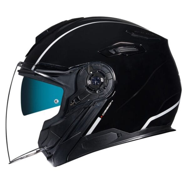 NEXX Viliby Signature Black Open-Face Motorcycle Helmet - Premium Urban Design