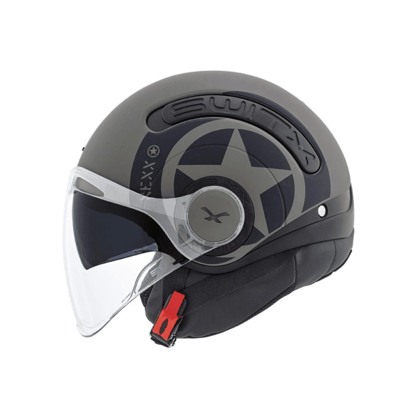 NEXX SX10 Hero Concrete Open-Face Motorcycle Helmet - Rugged & Stylish Design