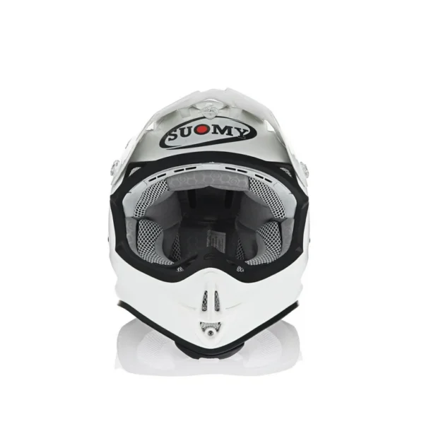 SUOMY MX Jump Solid White Dirtbike ATV Helmet - Image 4