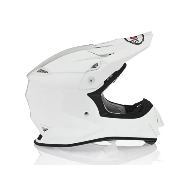 SUOMY MX Jump Solid White Dirtbike ATV Helmet - Image 3