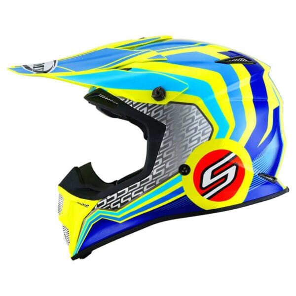 SUOMY MX Speed Forward Blue Yellow Dirtbike ATV Helmet