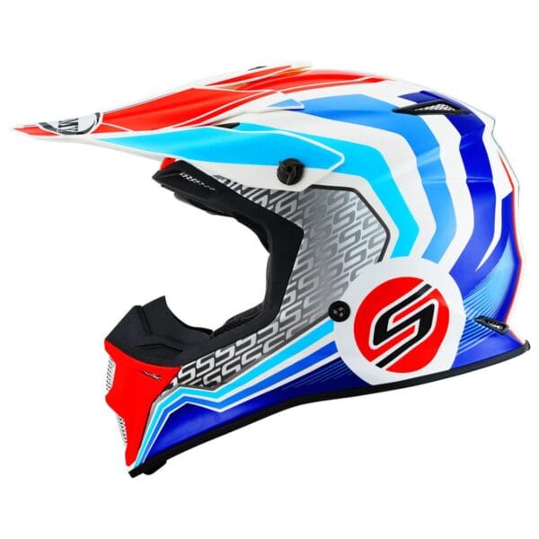 SUOMY MX Speed Forward Blue White Dirtbike ATV Helmet