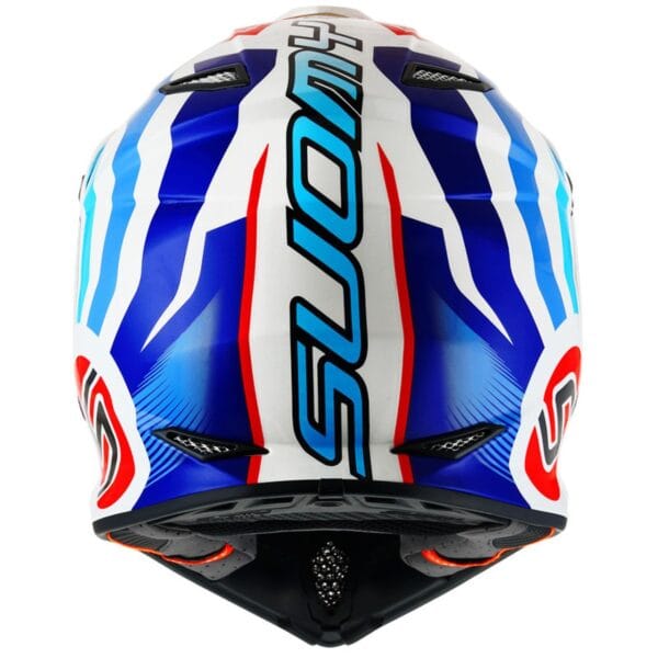 SUOMY MX Speed Forward Blue White Dirtbike ATV Helmet - Image 8