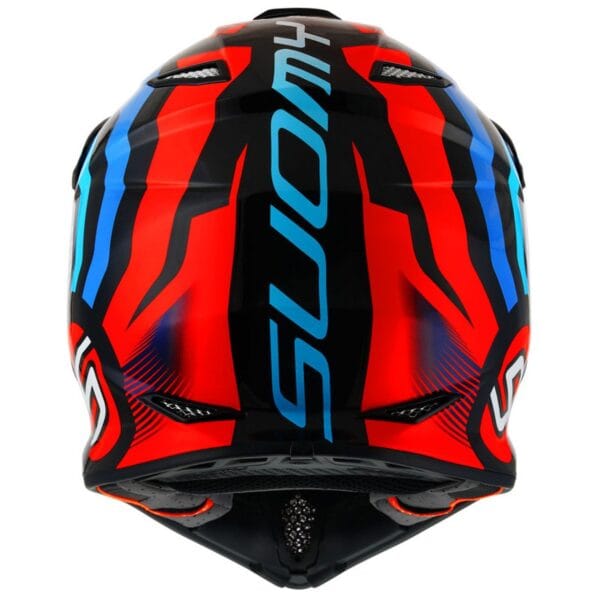 SUOMY MX Speed Forward Orange Blue Dirtbike ATV Helmet - Image 2