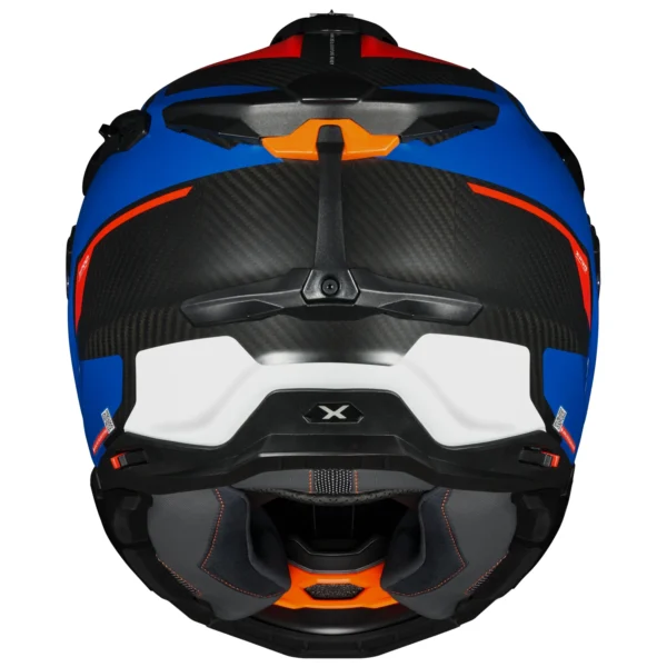 NEXX XWED3 KEYO MATTE BLUE RED MOTORCYCLE ADVENTURE HELMET - Image 4