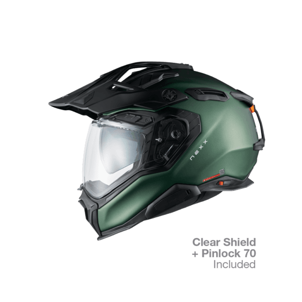 NEXX XWED3 MATTE FOREST MOTORCYCLE ADVENTURE HELMET