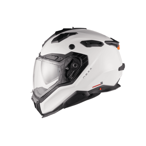 NEXX XWED3 PEARL WHITE MOTORCYCLE ADVENTURE HELMET